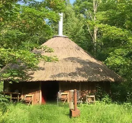 캠프장 Romantic Off Grid Nature Yurt Schagerbrug